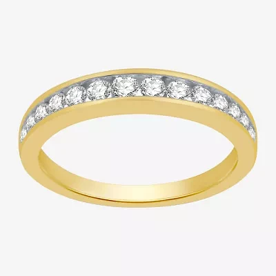 1/2 CT. T.W. Diamond 10K Gold Wedding Band