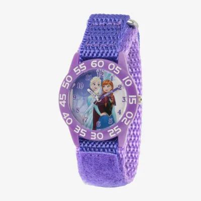 Disney Frozen Girls Purple Strap Watch Wds000319