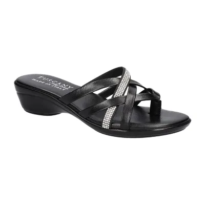 Easy Street Womens Aldina Slide Sandals