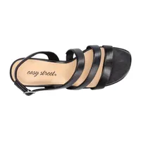 Easy Street Womens Como Heeled Sandals