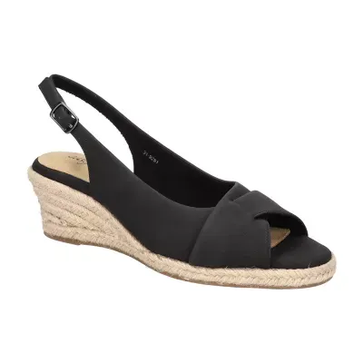 Easy Street Womens Devlin Wedge Sandals