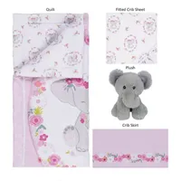 Trend Lab Elephant Garden 4-pc. Crib Bedding Set