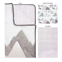 Trend Lab Mountain Baby 3-pc. Crib Bedding Set