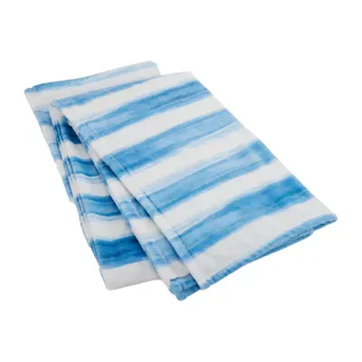 Mr Kate Watercolor Stripe Lightweight Throw