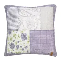 Donna Sharp Lavender Rose Square Throw Pillow