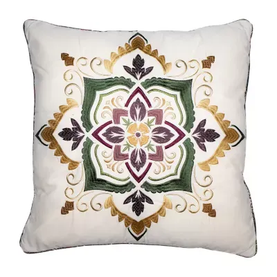 Donna Sharp Spice Postage Square Throw Pillows