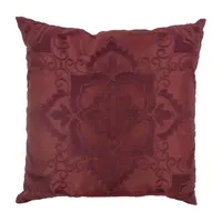 Donna Sharp Spice Postage Square Throw Pillow