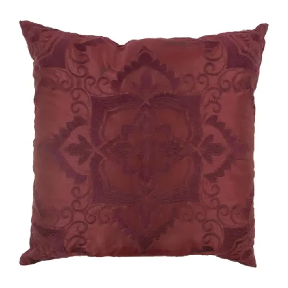 Donna Sharp Spice Postage Square Throw Pillow