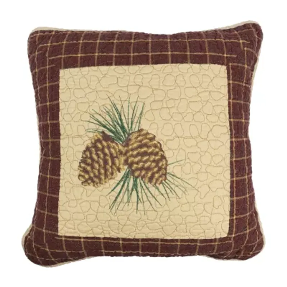 Donna Sharp Pine Lodge Square Throw Pillow