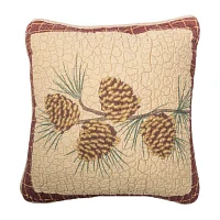 Donna Sharp Pine Lodge Square Throw Pillow