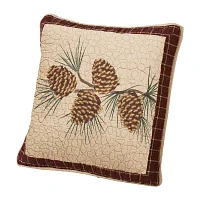 Donna Sharp Pine Lodge Square Throw Pillow