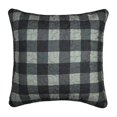 Donna Sharp Bear Walk Plaid Square Throw Pillows