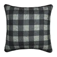 Donna Sharp Bear Walk Plaid Square Throw Pillow