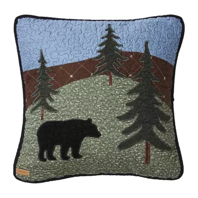 Donna Sharp Bear Lake Square Throw Pillow