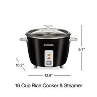 Proctor Silex 16 Cup Rice Cooker & Steamer