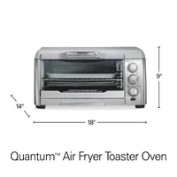 Hamilton Beach Air Fryer Toaster Oven with Quantum Air Fry™ Technology