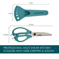 Rachael Ray Professional Multi Kitchen Scissors with Herb Stripper and Sheath