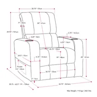 Oren Track-Arm Recliner