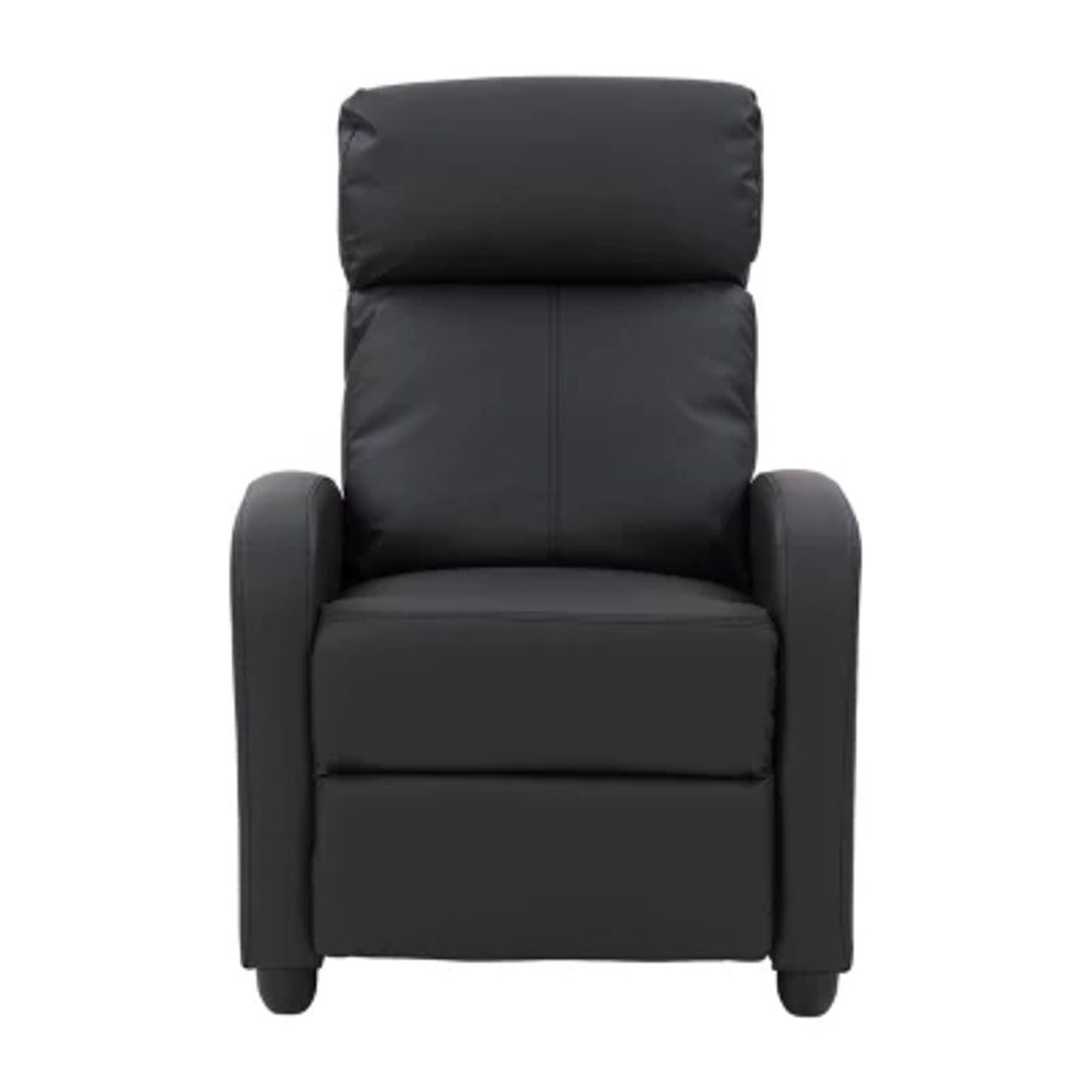 Oren Curved Slope-Arm Recliner