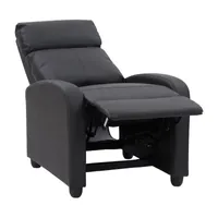 Oren Curved Slope-Arm Recliner