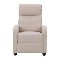 Oren Curved Slope-Arm Recliner