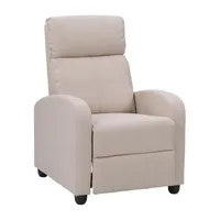 Oren Curved Slope-Arm Recliner