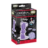 Bepuzzled 3d Crystal Puzzle - Disney Minnie Mouse 2nd Edition: 42 Pcs Puzzle