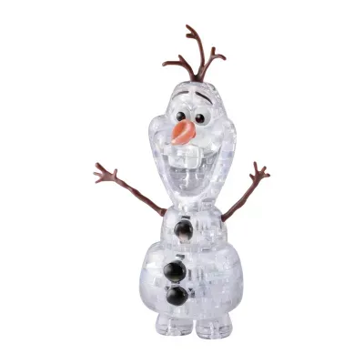 Bepuzzled 3d Crystal Puzzle - Disney Frozen Ii - Olaf The Snowman: 39 Pcs Puzzle