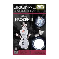 Bepuzzled 3d Crystal Puzzle - Disney Frozen Ii - Olaf The Snowman: 39 Pcs Puzzle