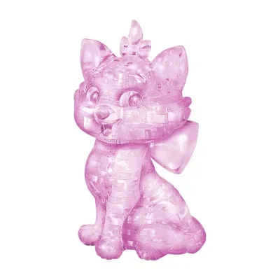 Areyougame.Com Areyougame.Com 3d Crystal Puzzle - Disney Marie (Pink): 45 Pcs Puzzle