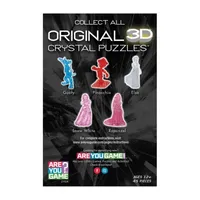 Areyougame.Com Areyougame.Com 3d Crystal Puzzle - Disney Marie (Pink): 45 Pcs Puzzle