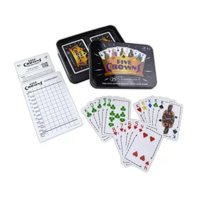 Cardboard five crowns card game