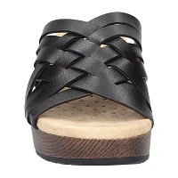 Easy Works By Street Womens Rosanna Wedge Sandals