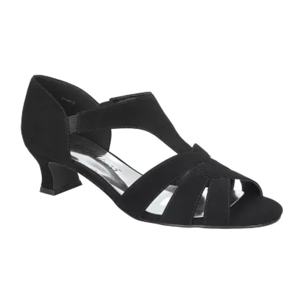 Easy Street Womens Essie Heeled Sandals