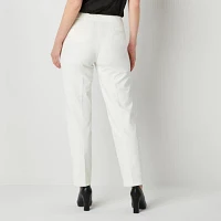 EP Modern by Evan-Picone Womens Straight Fit Slim Suit Pants