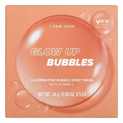 I Dew Care Glow Up Bubbles Brightening Face Mask