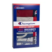 Champion Big Boys 4 Pack Boxer Briefs