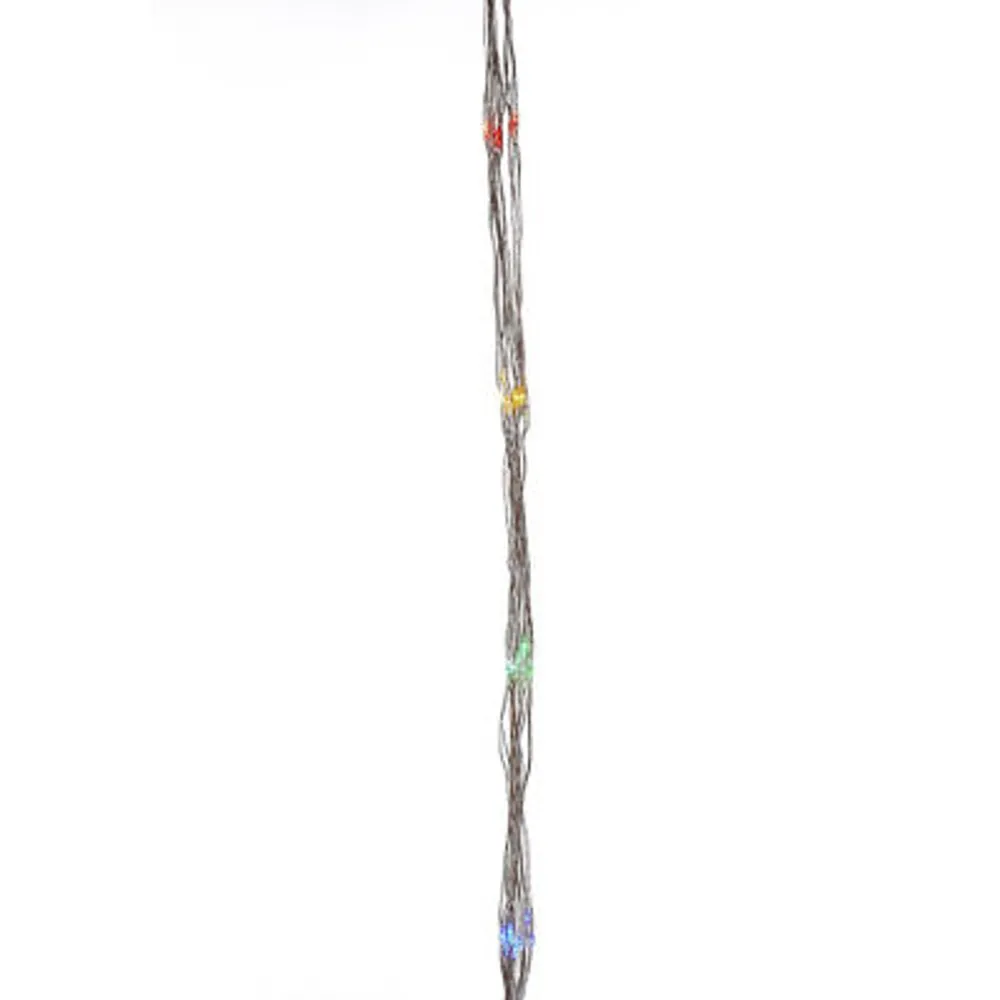 Kurt Adler 78-Inch  Nylon 200 Multi-Colored Led String Lights