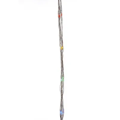 Kurt Adler 78-Inch  Nylon 200 Multi-Colored Led Constant String Lights
