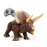 Discovery Kids RC Triceratops LED Infrared Remote Control Toy