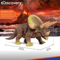 Discovery Kids RC Triceratops LED Infrared Remote Control Toy