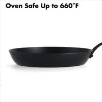 OXO Black Steel 10" Frying Pan with Silicone Sleeve