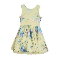 Byer California Big Girls Sleeveless Fit + Flare Dress