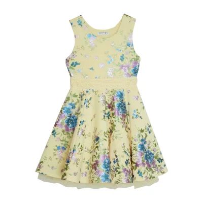 Byer California Big Girls Sleeveless Fit + Flare Dress