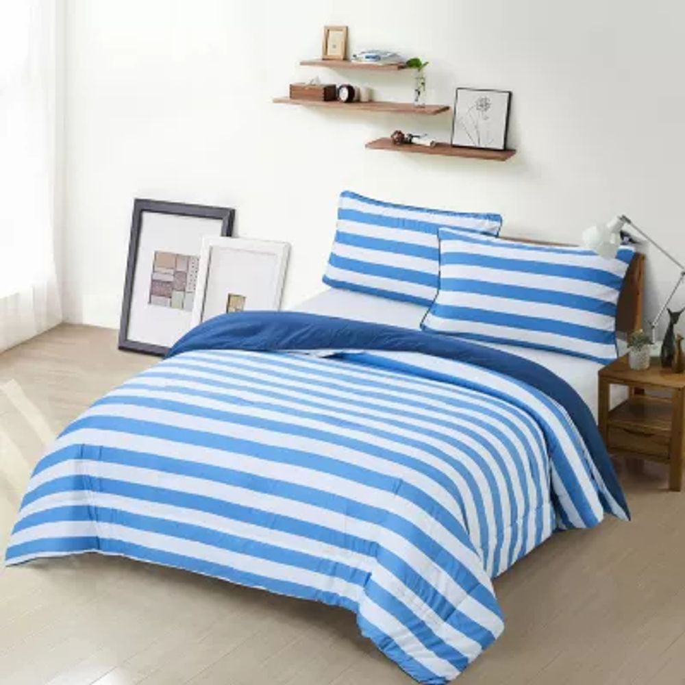 Chaps Cabana Stripe Midweight Comforter Set