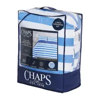 Chaps Cabana Stripe Midweight Comforter Set