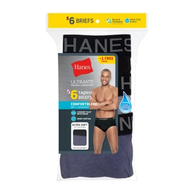 Hanes Ultimate Comfortblend Bonus Pack 6 Briefs