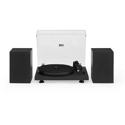 Crosley C62 Shelf System with External Full-Range Stereo Speakers