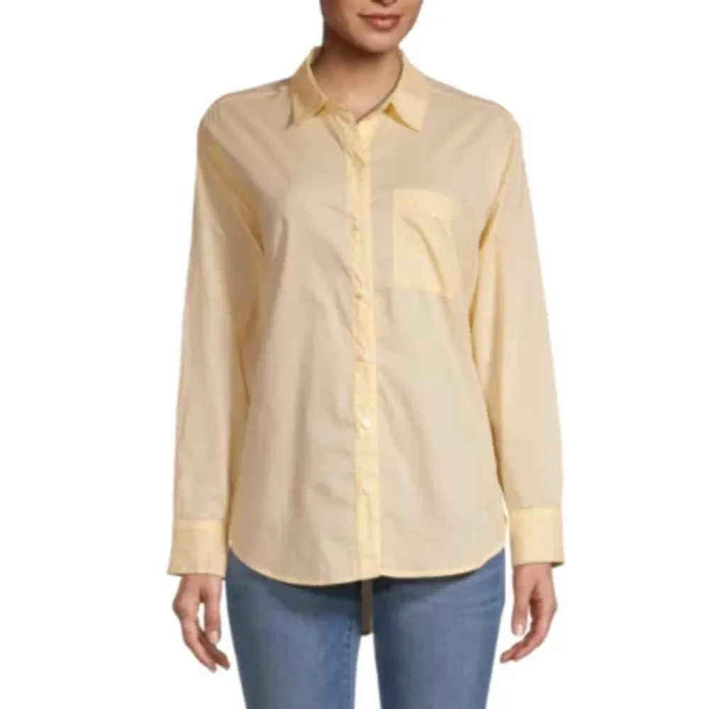 jcpenney ana long sleeve shirt