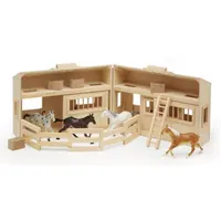 Melissa & Doug Fold & Go Stable Toy Playset